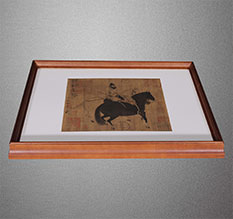 察隅书画装裱配框服务案例